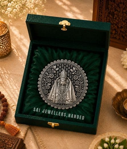 श्री आशापुरा माता सिल्वर कॉइन | Shri Ashapura Mata Silver Coin