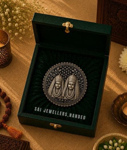 श्री खीवंज माता सिल्वर कॉइन | Shri Khivanj Mata Silver Coin