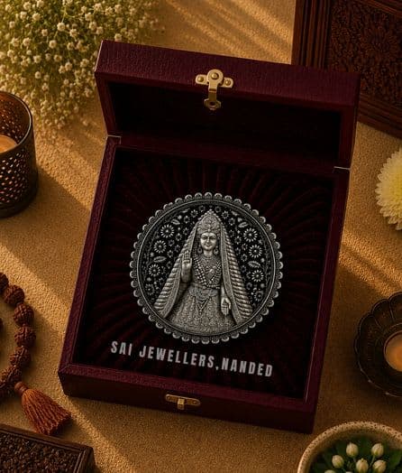 श्री सुरल्या माता सिल्वर कॉइन | Shri Suralya Mata Silver Coin