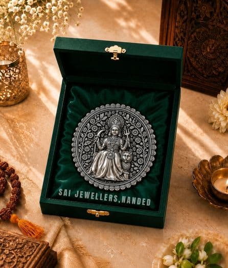 श्री मूंदल माता सिल्वर कॉइन | Shri Mundal Mata Silver Coin