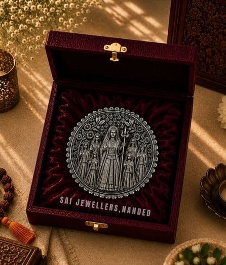 श्री श्यामगढ़ माता सिल्वर कॉइन | Shri Shyamgarh Mata Silver Coin