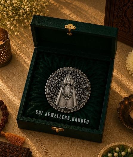 श्री आमाज माता सिल्वर कॉइन | Shri Amaj Mata Silver Coin