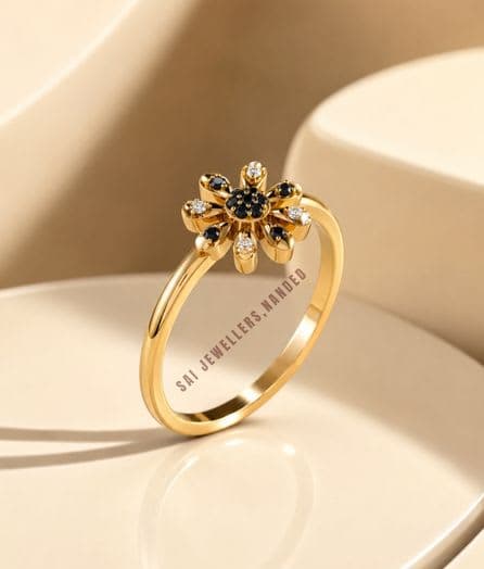 Floral Gold Ring