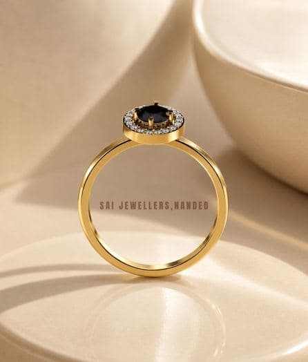 Classic Halo Gold Ring