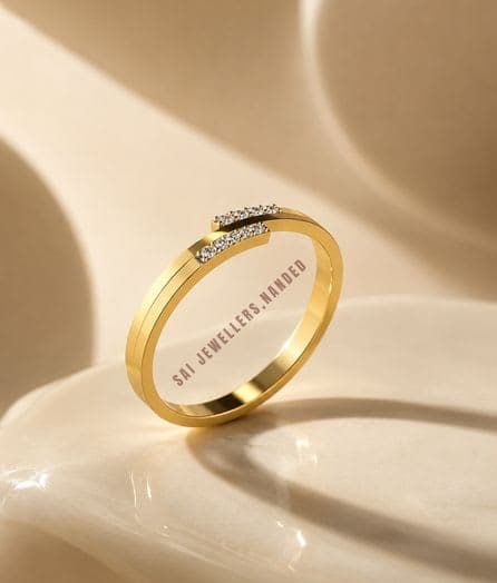 Open Bar Gold Ring