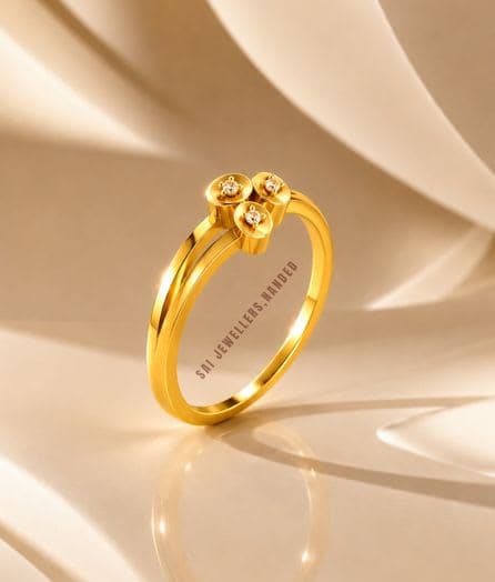 Triple Circle Gold Ring