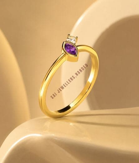 Marquise Gold Ring