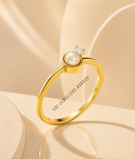 Pearl Gold Ring