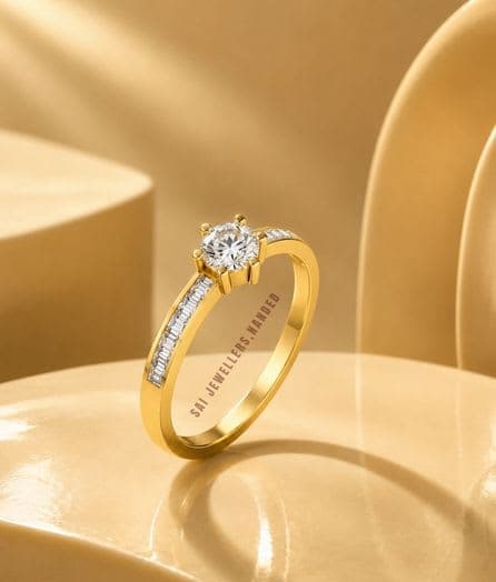 Classic Solitaire Gold Ring
