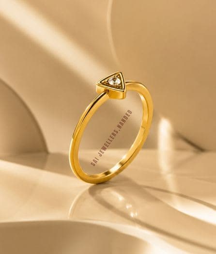 Triangle Gold Ring