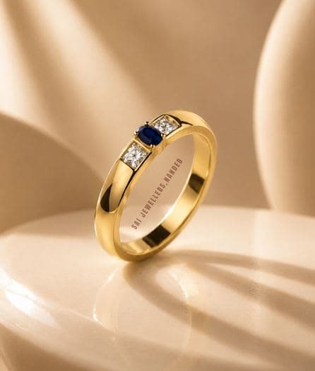 Three Stone Gold Ring