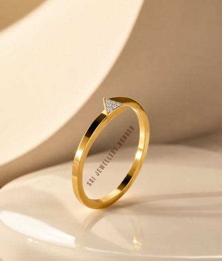 Triangle Gold Ring